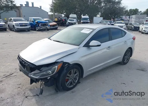 2018 Hyundai Elantra Sel z USA, uszkodzony, nr VIN 5NPD84LF2JH249227